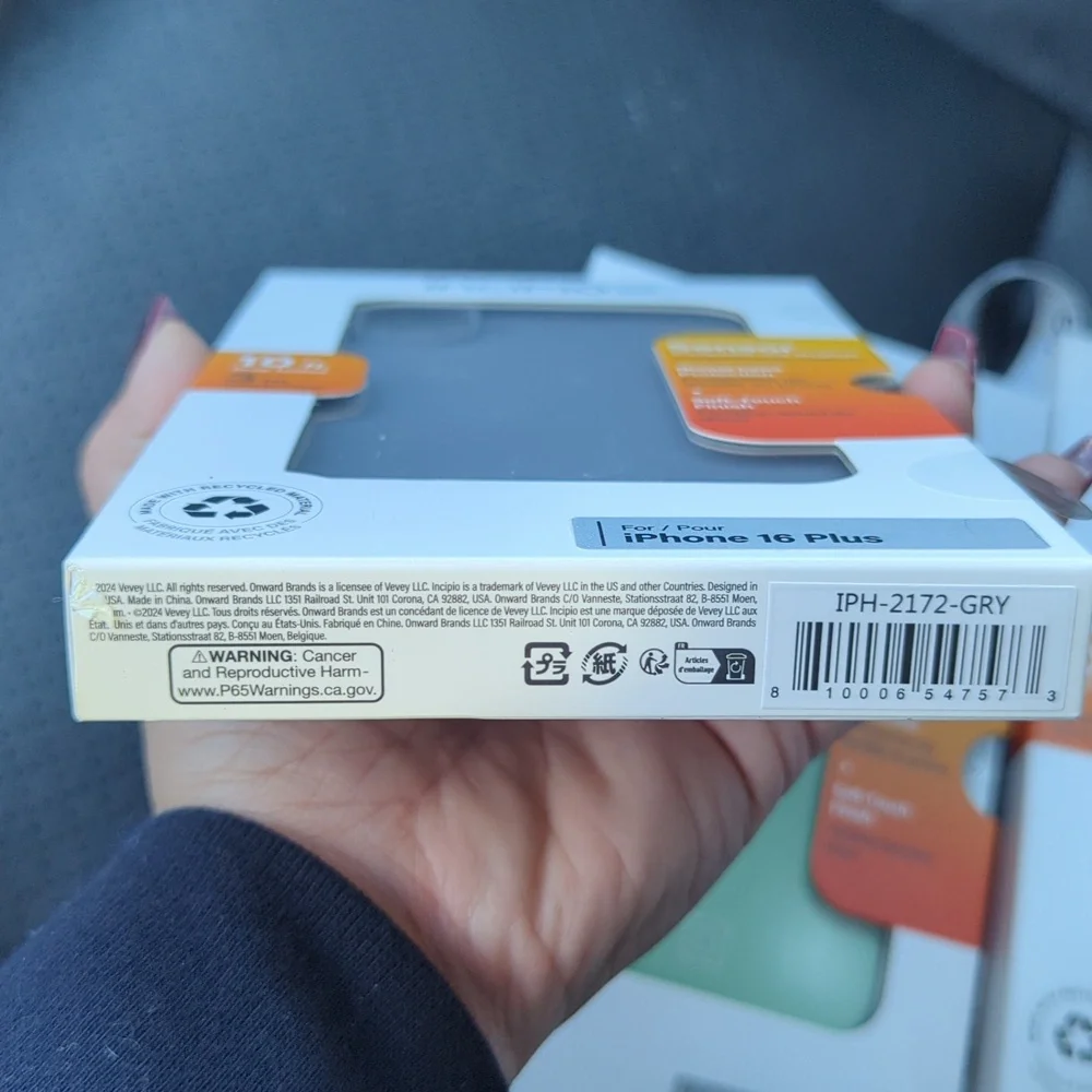 iPhone 16 Plus Gray Soft Phone Case Incipio‎ Sensor Magsafe NIB